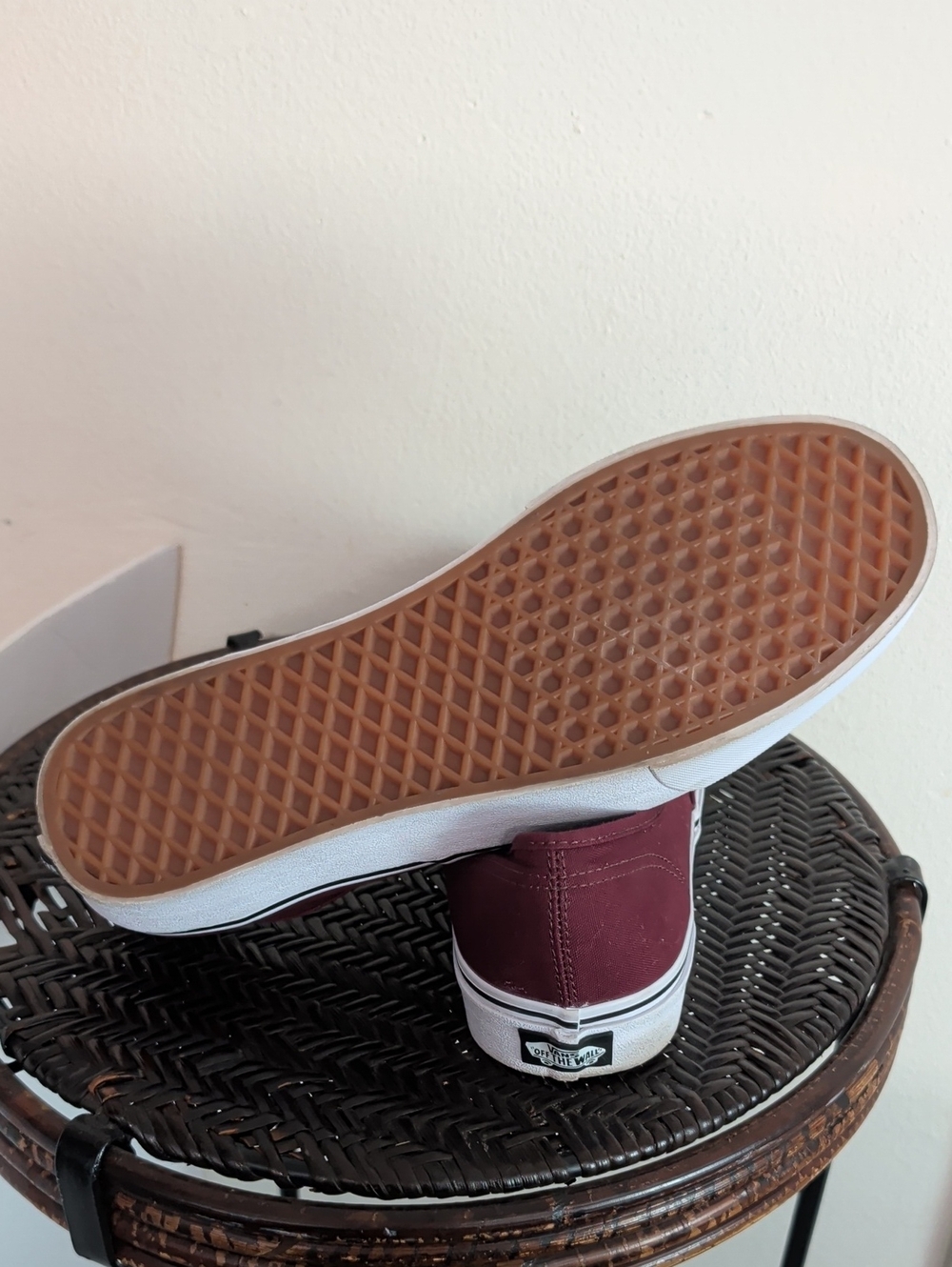Vans Burgundy Red Shoes Men Size 11.5 - Picture 9 of 10